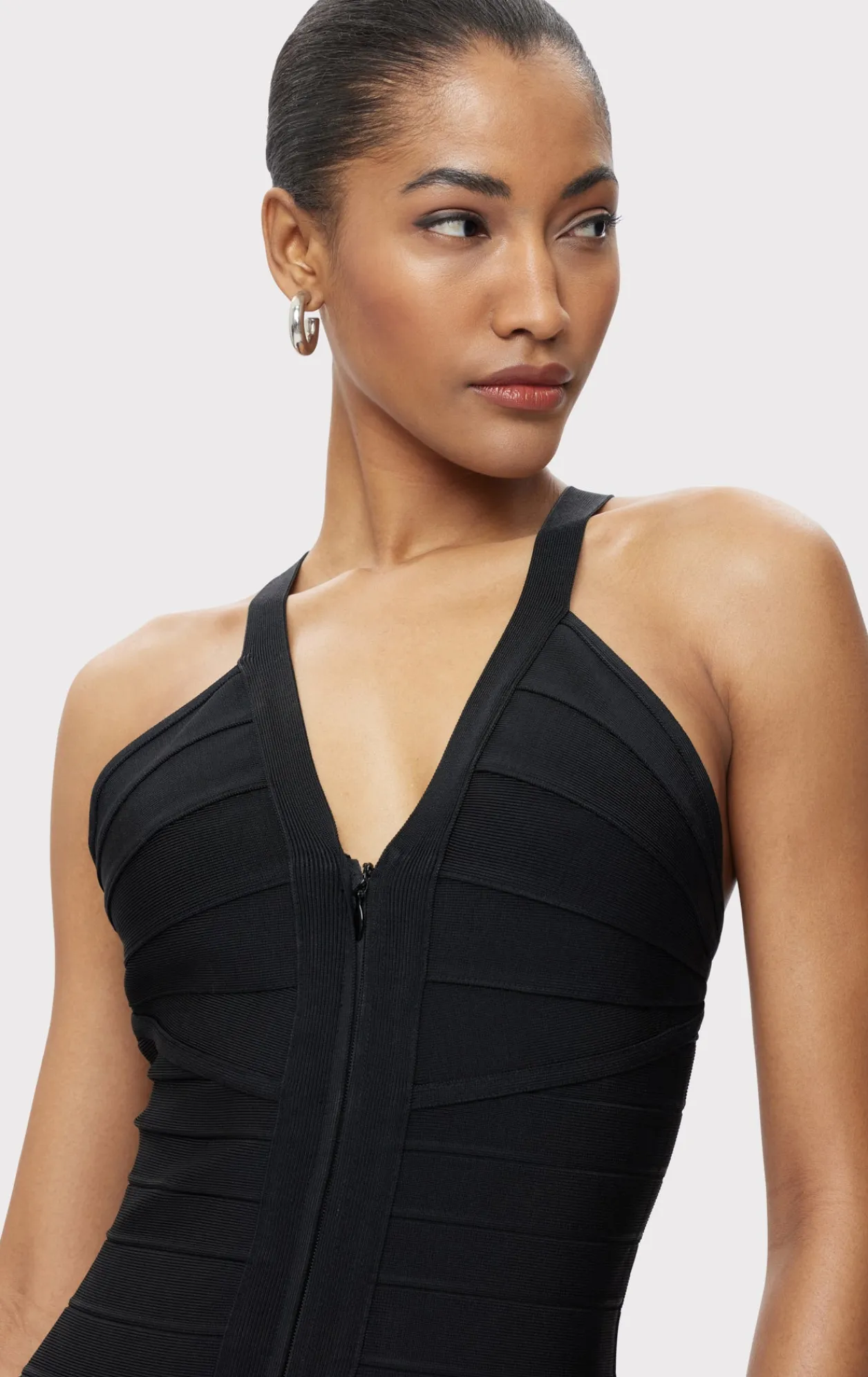 Dresses-Hervé Léger THE MINNIE DRESS BLACK