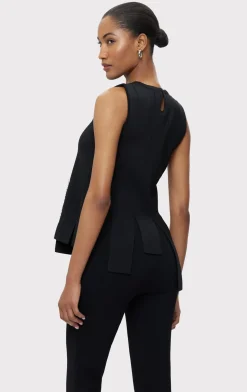 Separates|Tops-Hervé Léger THE NAOMI TOP BLACK