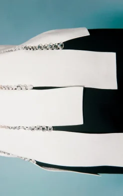 Separates|Tops-Hervé Léger THE NAOMI TOP ALABASTER