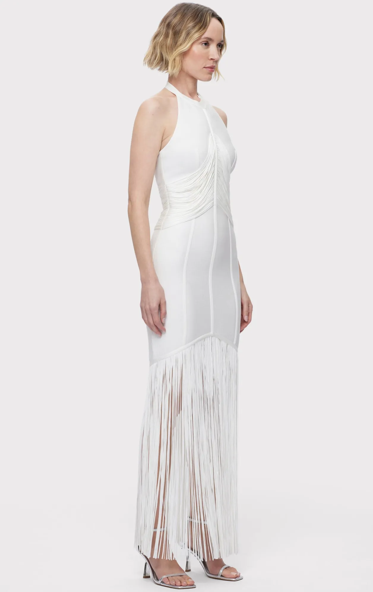 Dresses|Gowns-Hervé Léger THE NATALIE GOWN ALABASTER
