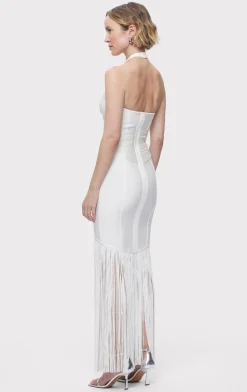 Dresses|Gowns-Hervé Léger THE NATALIE GOWN ALABASTER