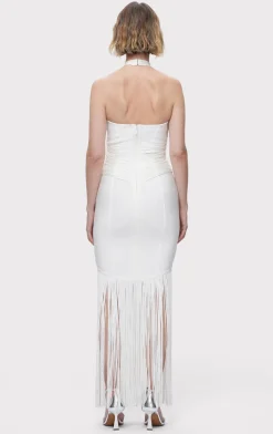 Dresses|Gowns-Hervé Léger THE NATALIE GOWN ALABASTER