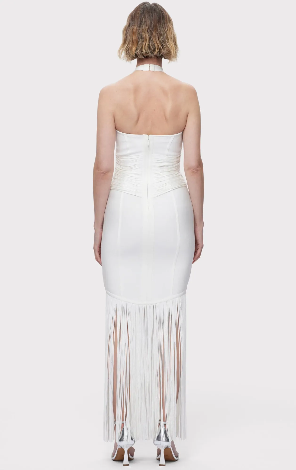 Dresses|Gowns-Hervé Léger THE NATALIE GOWN ALABASTER