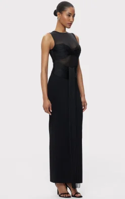 Gowns|Dresses-Hervé Léger THE NINA GOWN BLACK