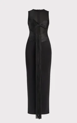 Gowns|Dresses-Hervé Léger THE NINA GOWN BLACK