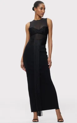 Gowns|Dresses-Hervé Léger THE NINA GOWN BLACK