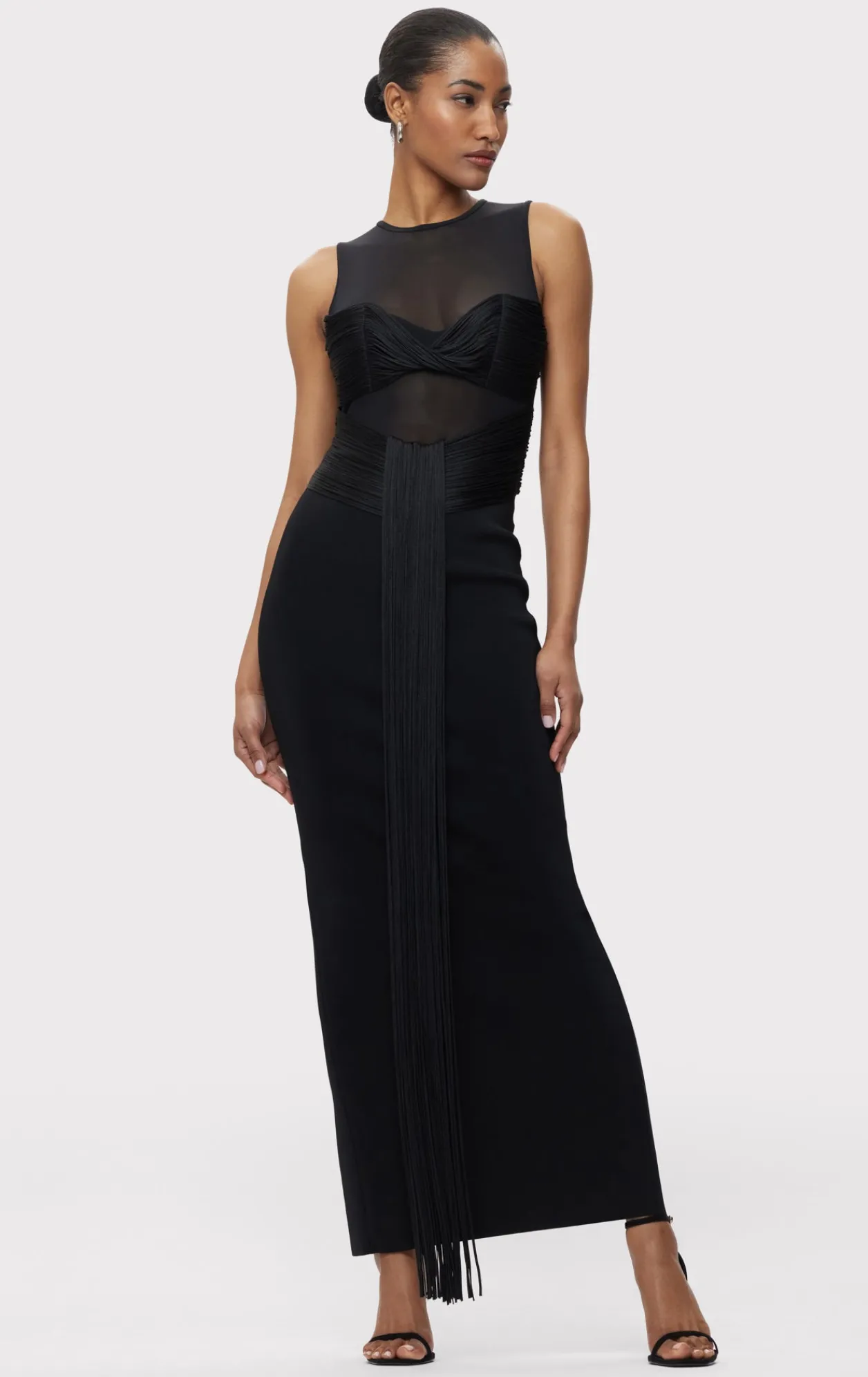 Gowns|Dresses-Hervé Léger THE NINA GOWN BLACK