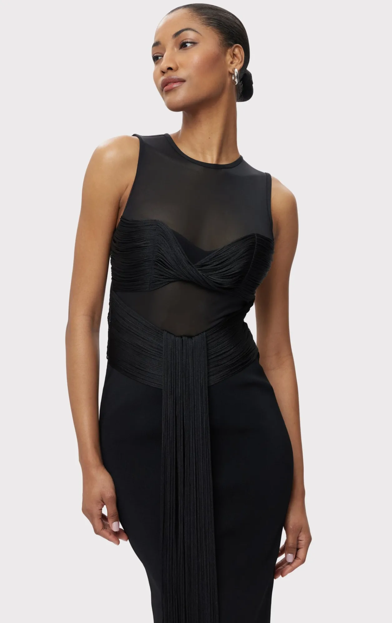 Gowns|Dresses-Hervé Léger THE NINA GOWN BLACK