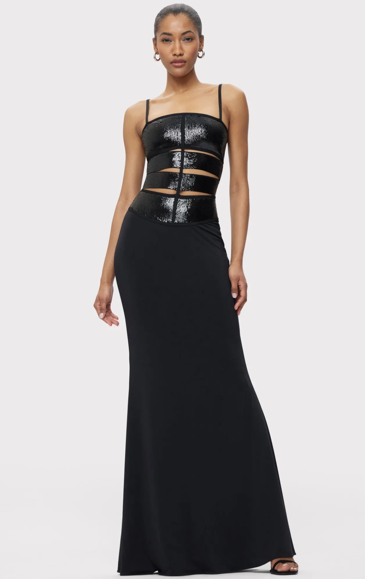Dresses|Gowns-Hervé Léger THE NOVA GOWN BLACK