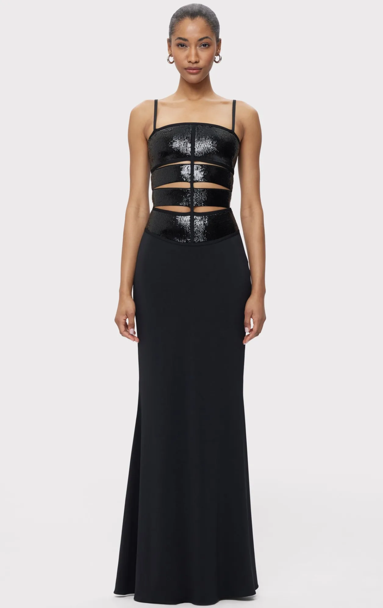 Dresses|Gowns-Hervé Léger THE NOVA GOWN BLACK