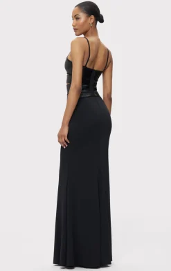 Dresses|Gowns-Hervé Léger THE NOVA GOWN BLACK