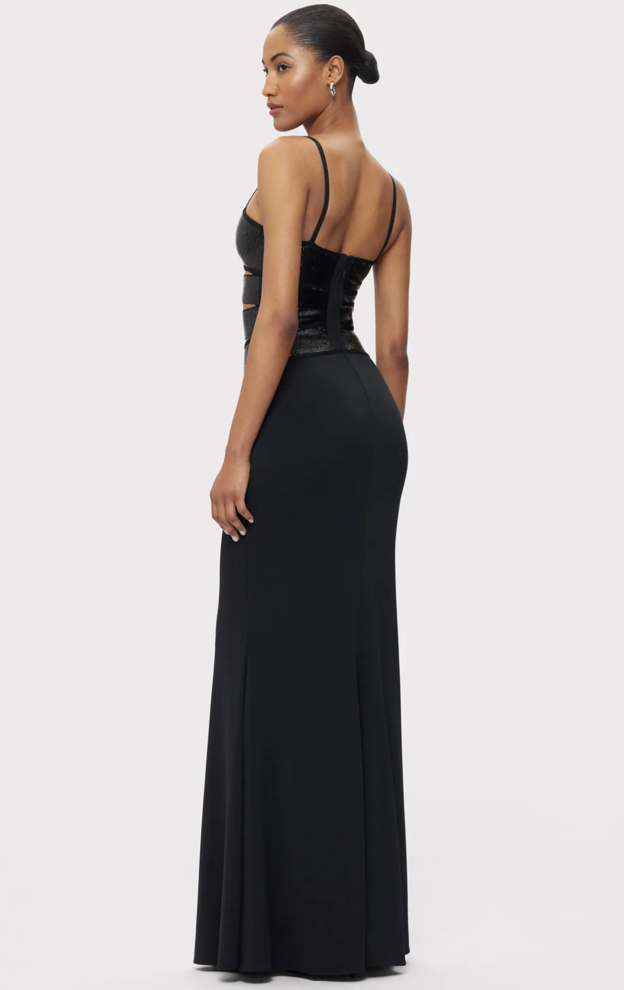 Dresses|Gowns-Hervé Léger THE NOVA GOWN BLACK