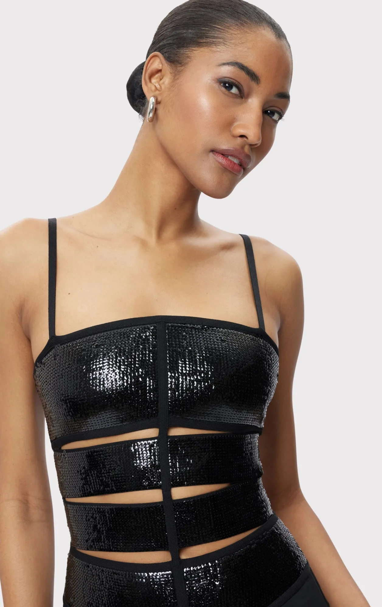 Dresses|Gowns-Hervé Léger THE NOVA GOWN BLACK