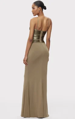 Dresses|Gowns-Hervé Léger THE NOVA GOWN TRUFFLE