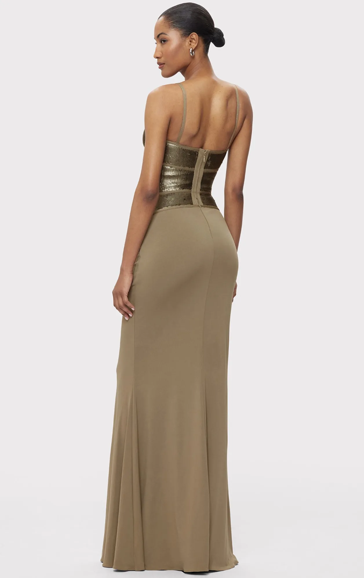 Dresses|Gowns-Hervé Léger THE NOVA GOWN TRUFFLE