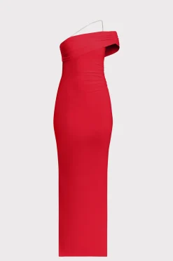 Dresses|Gowns-Hervé Léger THE OLIVIA GOWN CHILI