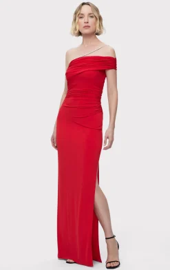 Dresses|Gowns-Hervé Léger THE OLIVIA GOWN CHILI