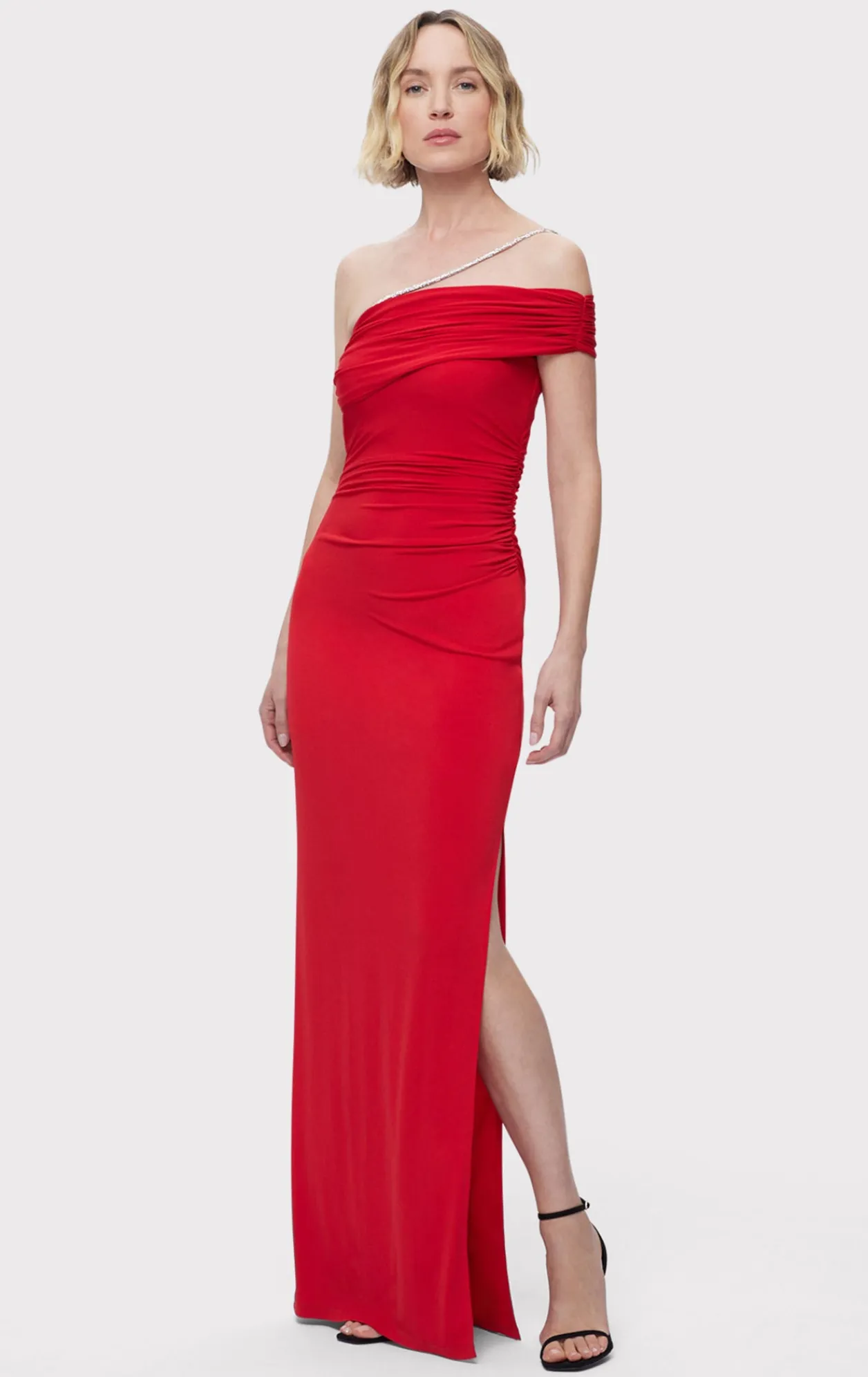 Dresses|Gowns-Hervé Léger THE OLIVIA GOWN CHILI