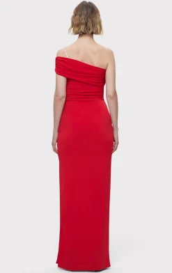 Dresses|Gowns-Hervé Léger THE OLIVIA GOWN CHILI