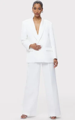 Separates|Jackets-Hervé Léger THE PIM BLAZER ALABASTER