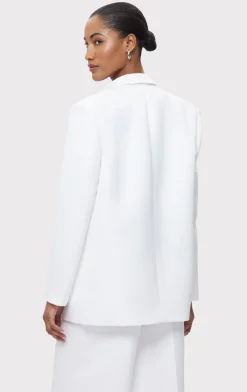 Separates|Jackets-Hervé Léger THE PIM BLAZER ALABASTER