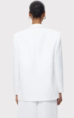 Separates|Jackets-Hervé Léger THE PIM BLAZER ALABASTER
