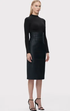 Separates|Bottoms-Hervé Léger THE PIPER SKIRT ADMIRAL