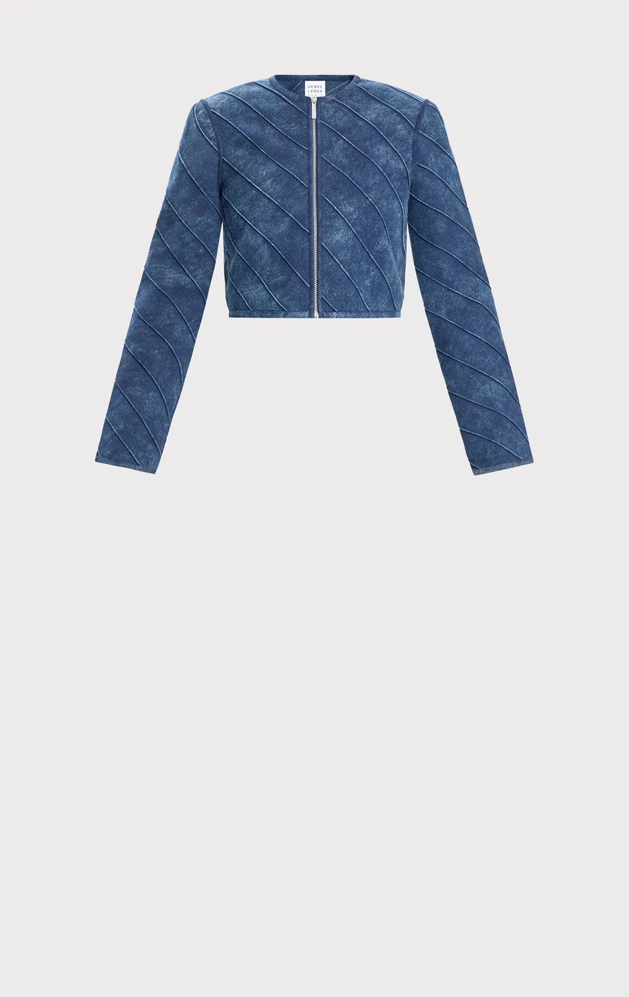 Separates|Jackets-Hervé Léger THE RILEY JACKET INDIGO MULTI