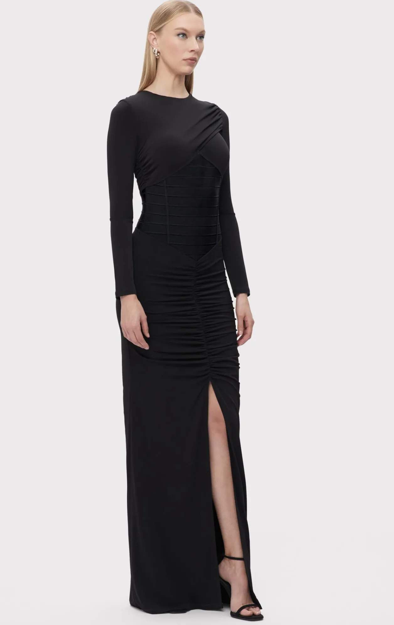 Dresses|Gowns-Hervé Léger THE ROXANA GOWN BLACK
