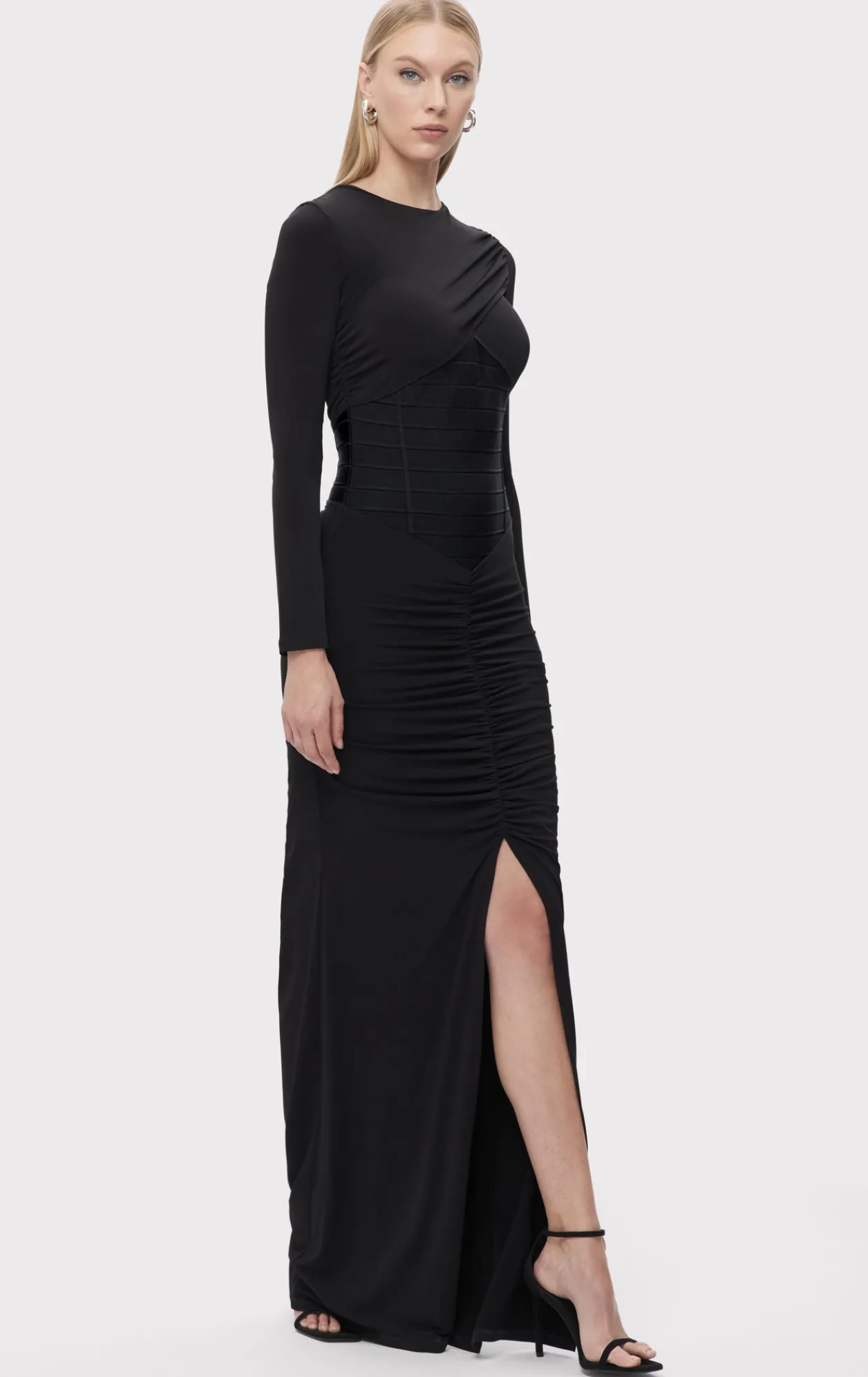 Dresses|Gowns-Hervé Léger THE ROXANA GOWN BLACK