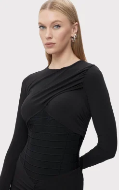 Dresses|Gowns-Hervé Léger THE ROXANA GOWN BLACK