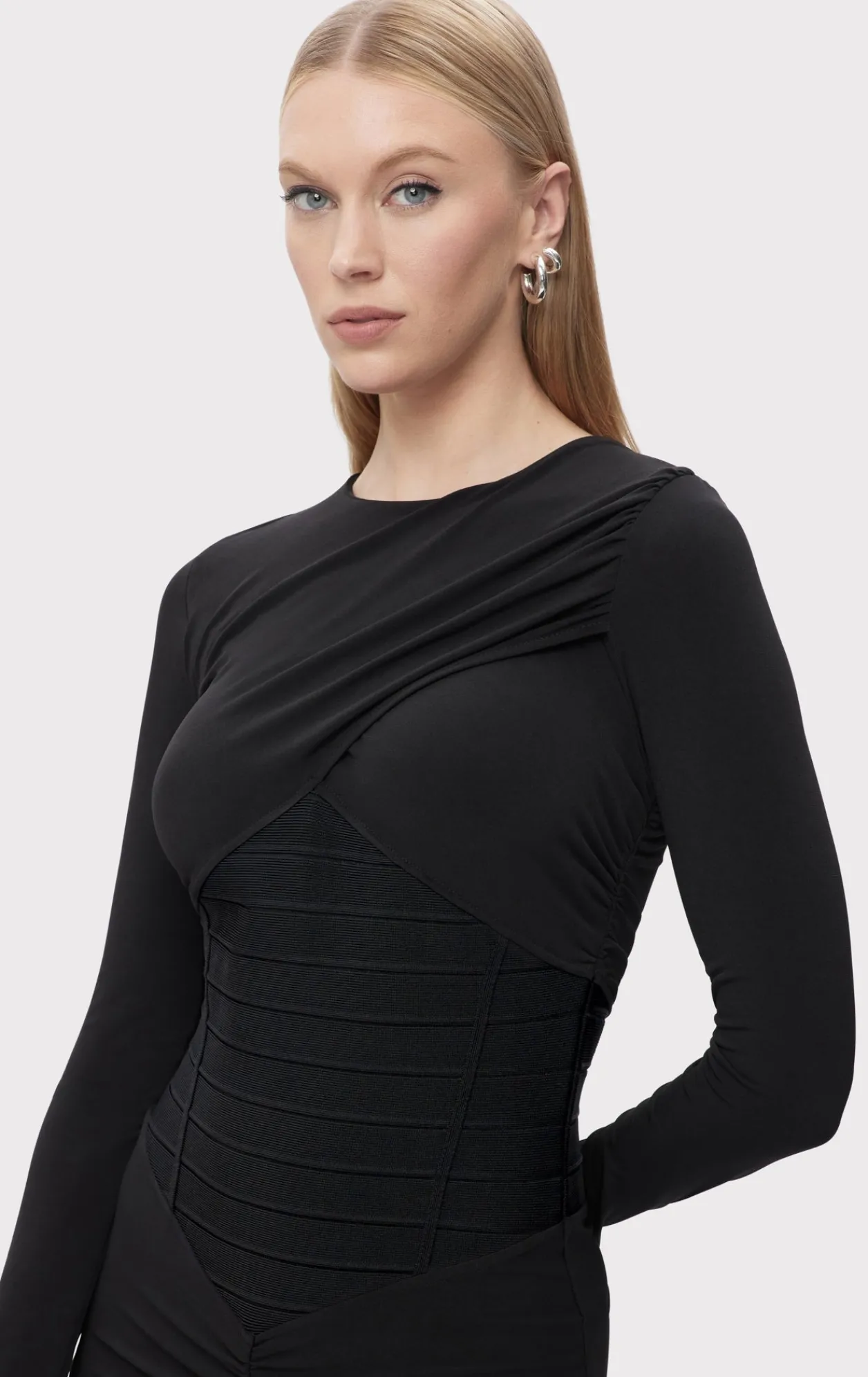 Dresses|Gowns-Hervé Léger THE ROXANA GOWN BLACK
