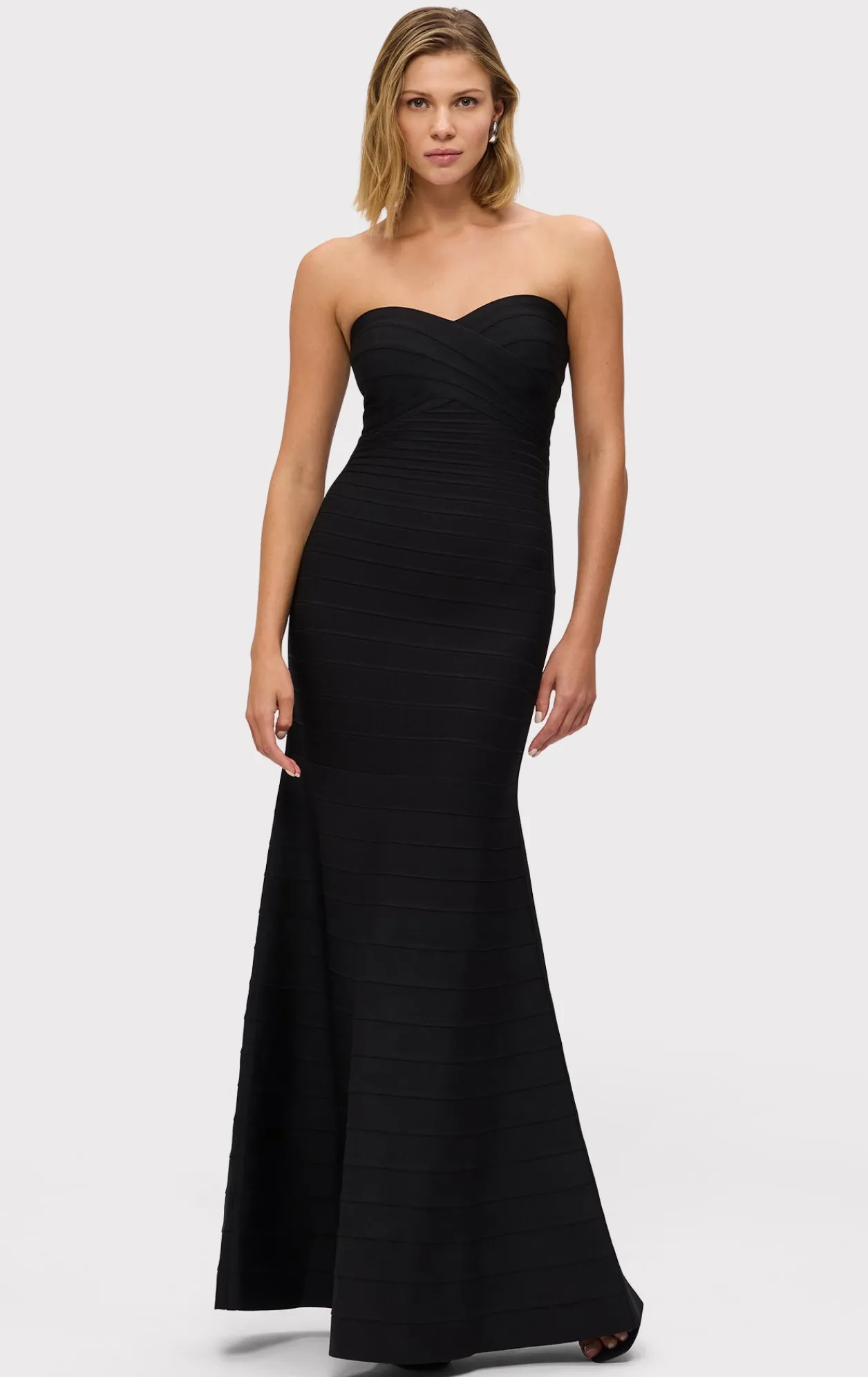 Dresses|Gowns-Hervé Léger THE SARA GOWN BLACK