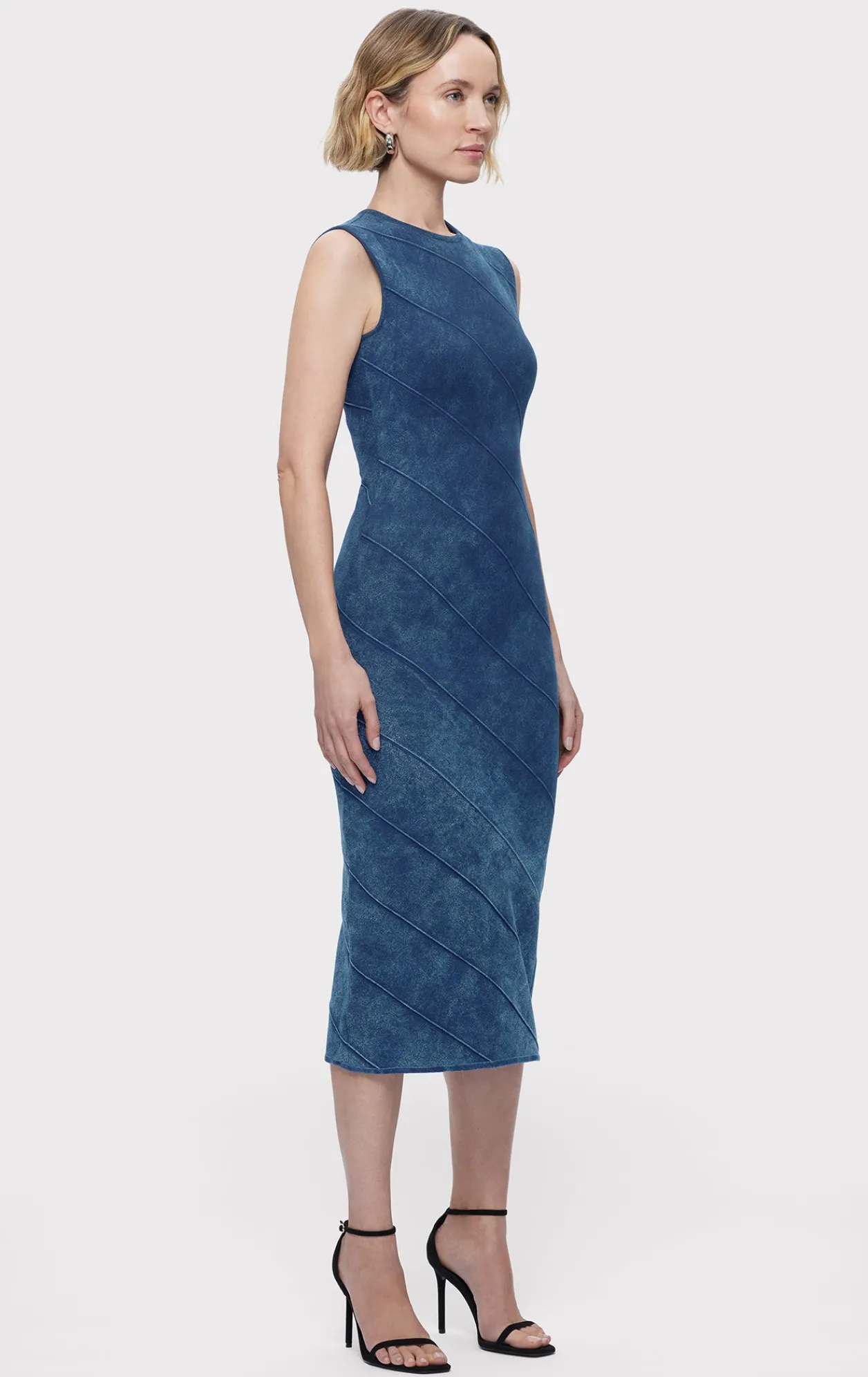 Dresses-Hervé Léger THE SAVANNAH DRESS INDIGO MULTI