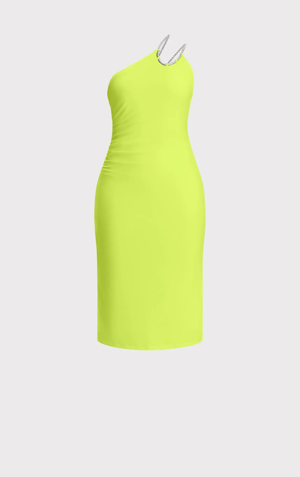 Dresses-Hervé Léger THE SKYLAR DRESS NEON GREEN