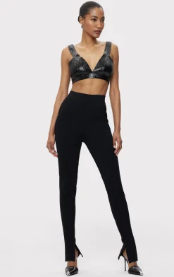 Separates|Tops-Hervé Léger THE TERI TOP BLACK