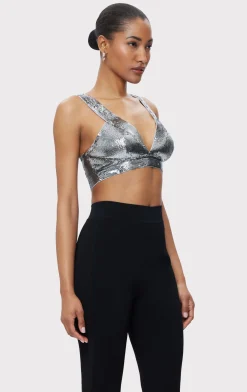 Separates|Tops-Hervé Léger THE TERI TOP SHALE