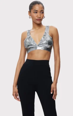 Separates|Tops-Hervé Léger THE TERI TOP SHALE