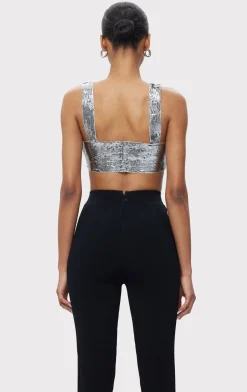 Separates|Tops-Hervé Léger THE TERI TOP SHALE