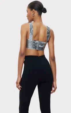 Separates|Tops-Hervé Léger THE TERI TOP SHALE