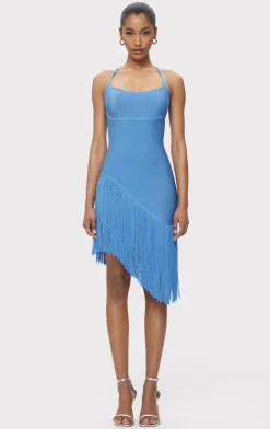 Dresses-Hervé Léger THE ZOE DRESS HYDRANGEA
