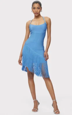 Dresses-Hervé Léger THE ZOE DRESS HYDRANGEA