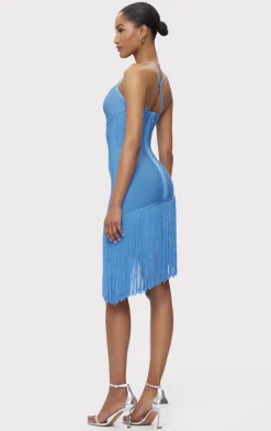 Dresses-Hervé Léger THE ZOE DRESS HYDRANGEA