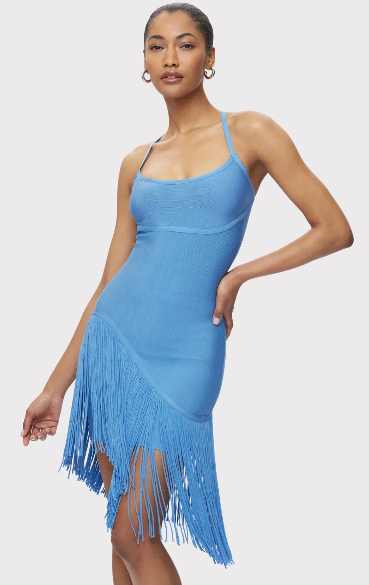 Dresses-Hervé Léger THE ZOE DRESS HYDRANGEA