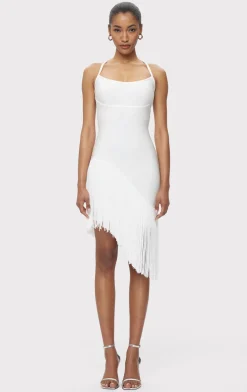 Dresses-Hervé Léger THE ZOE DRESS ALABASTER