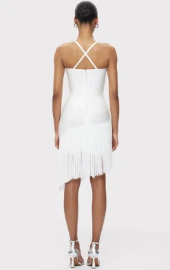 Dresses-Hervé Léger THE ZOE DRESS ALABASTER